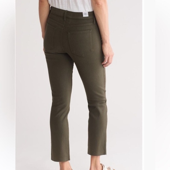 Frank & Eileen CORK D601 The Everyday Straight Leg Jeans in Olive Green NEW 30 - Picture 2 of 7
